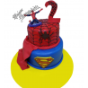 Duo Superman et Spiderman - créa 15