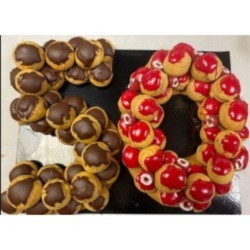 Number ou Letter cake choux