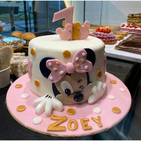 Gâteau d'anniversaire Disney : Minnie