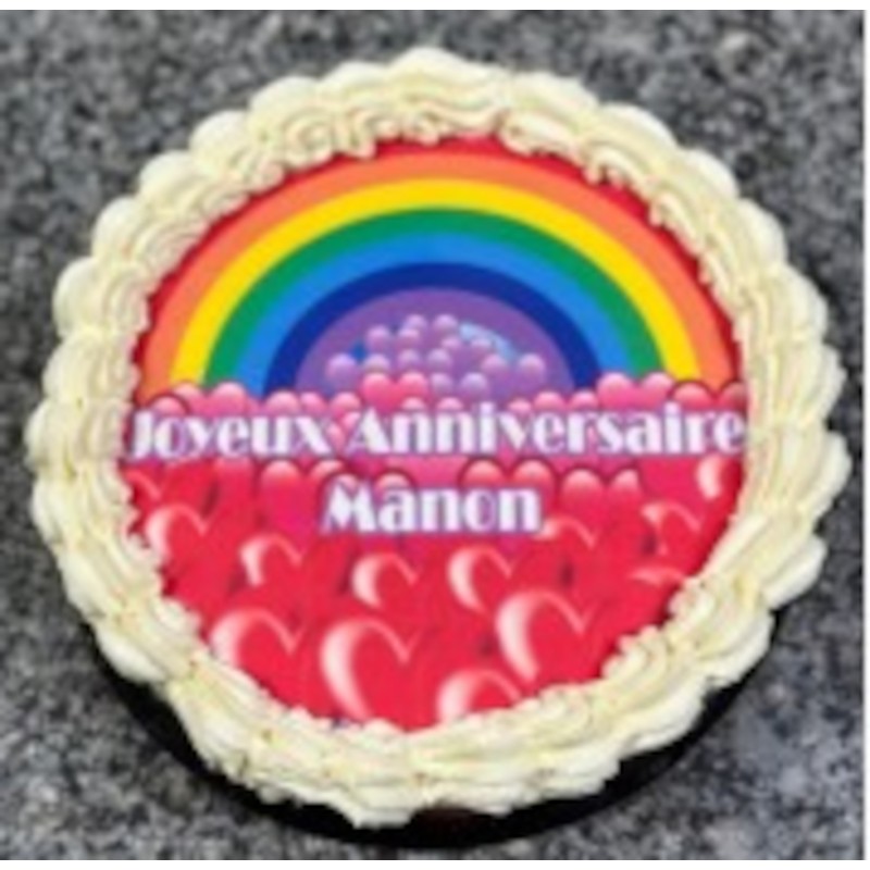 Arc en ciel et Coeurs